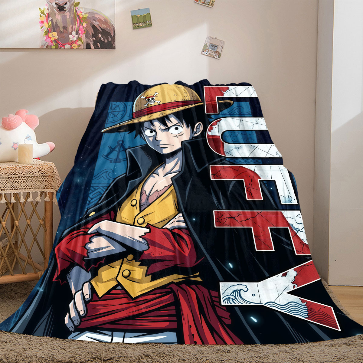 Home Textiles Premium - One Piece Premium Print Flannel Blanket,