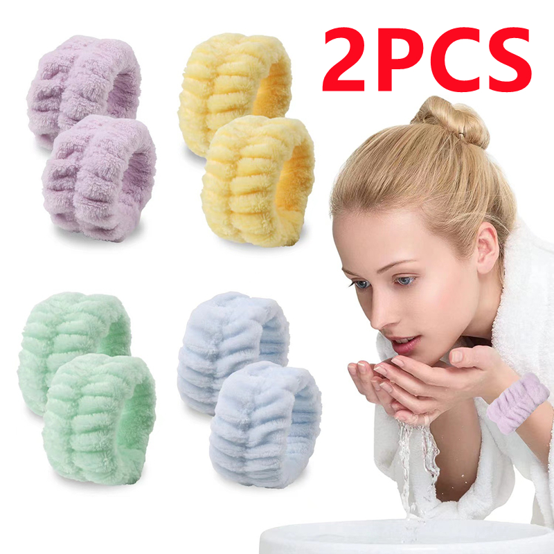 2PCS Reusable Spa Wrist Washba - огляд і ціна Home Textiles Face Towel