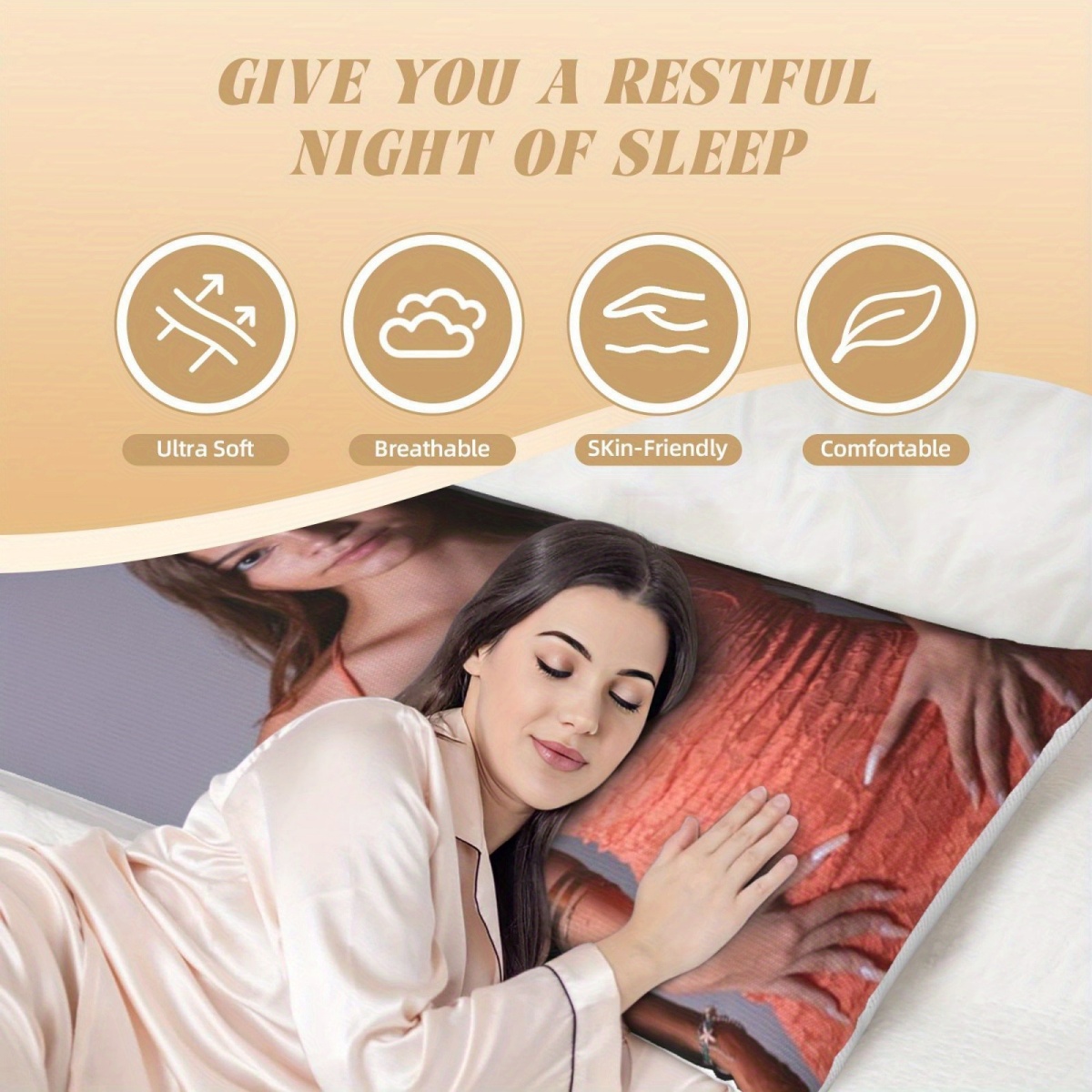 1 Custom Photo Body Pillowcase - огляд і ціна Home Textiles Usa